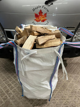 Barrow Bag Fire Pit Seasoned Mixed Hardwood Logs (50x50x90cm)