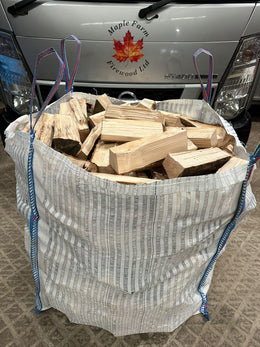 Bulk Bag Seasoned Ash Logs (85x85x85cm)