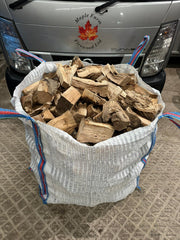 Bulk Bag Seasoned Mixed Hardwood Logs (85x85x85cm) - Seconds